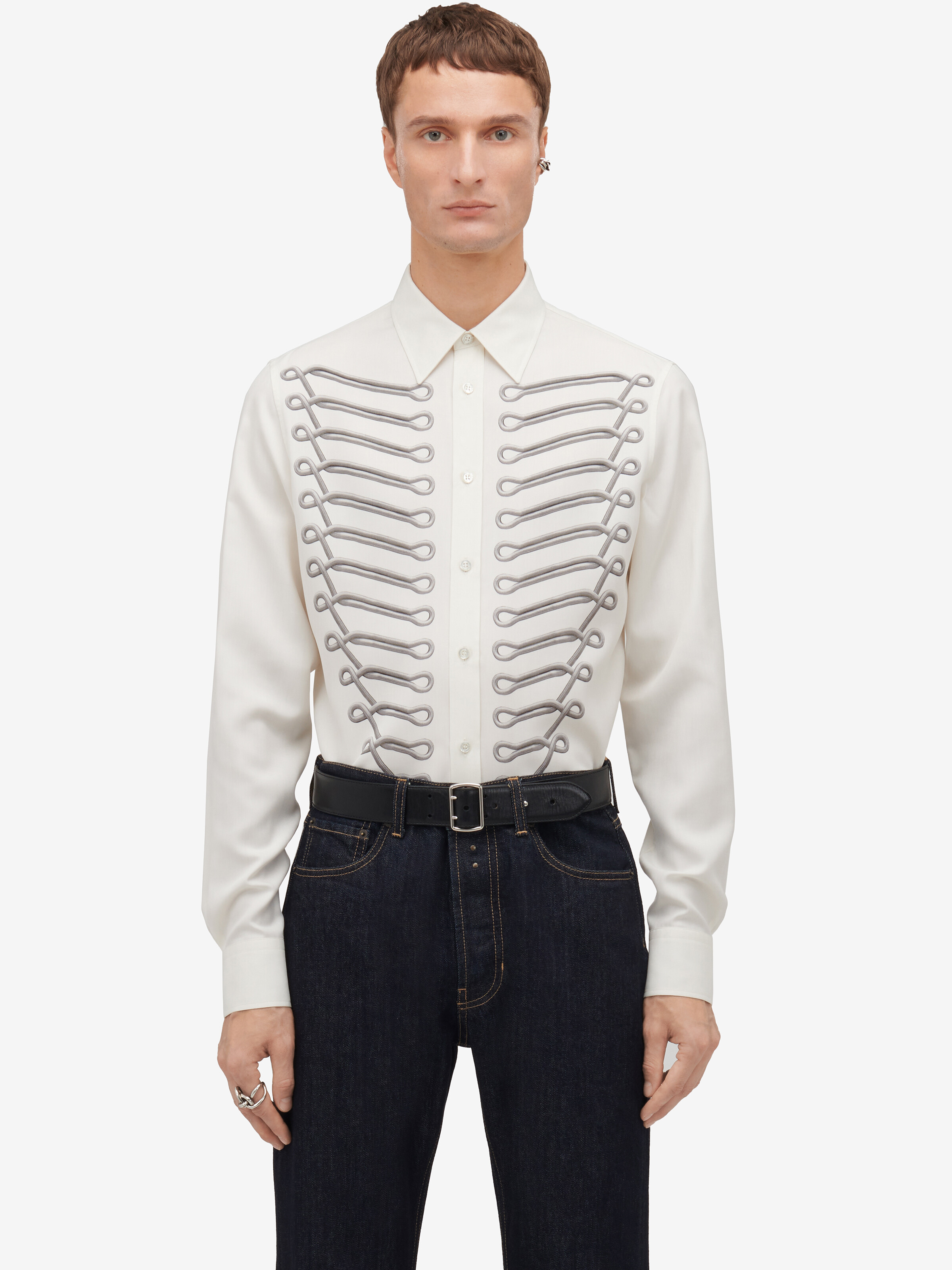 タグ付き新品Alexander McQueen ホワイト ボレロセーター Small-810287QEAFR8010_F.jpg?v=3
