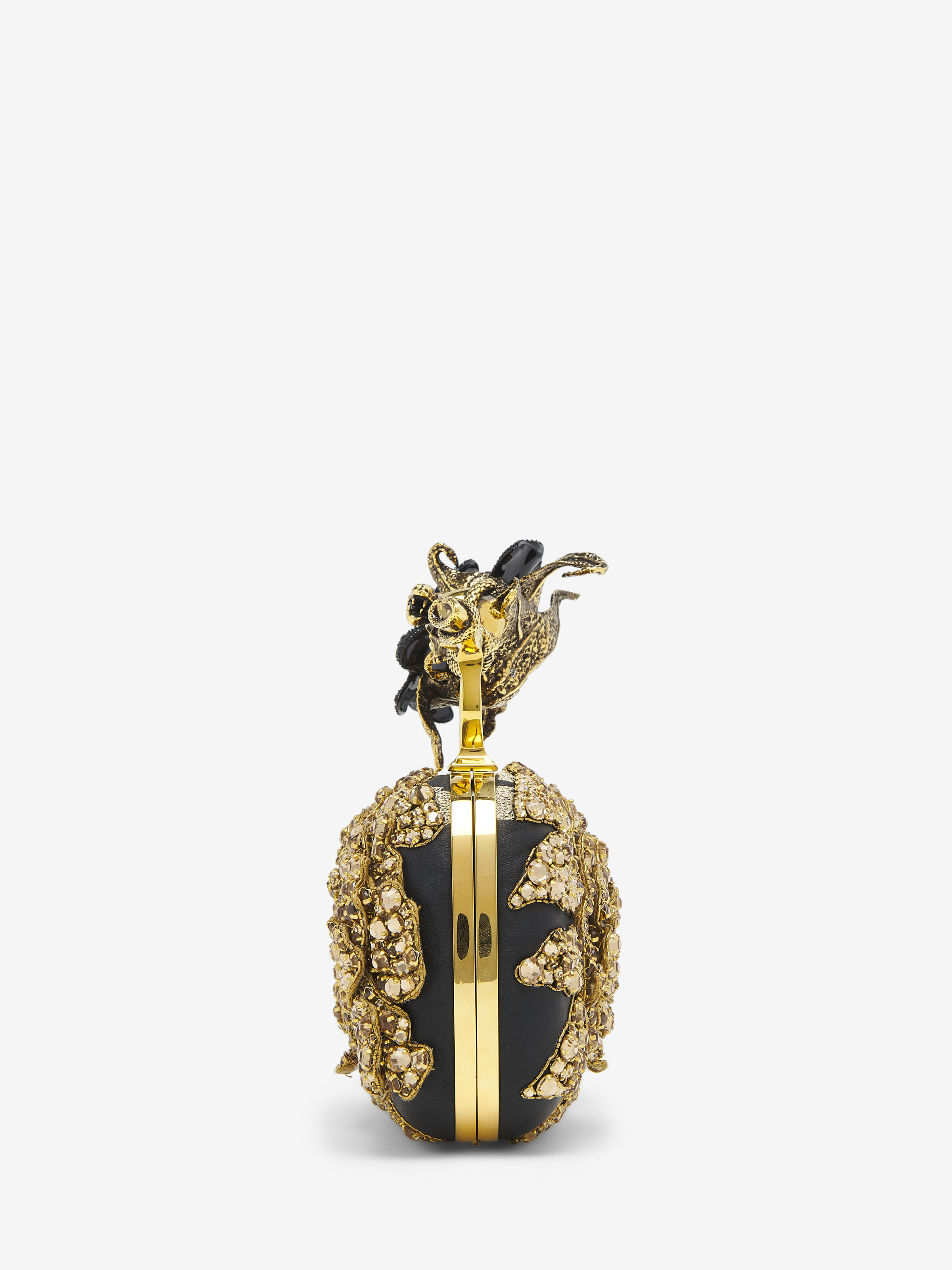 Rose & Snake Knuckle Clutch