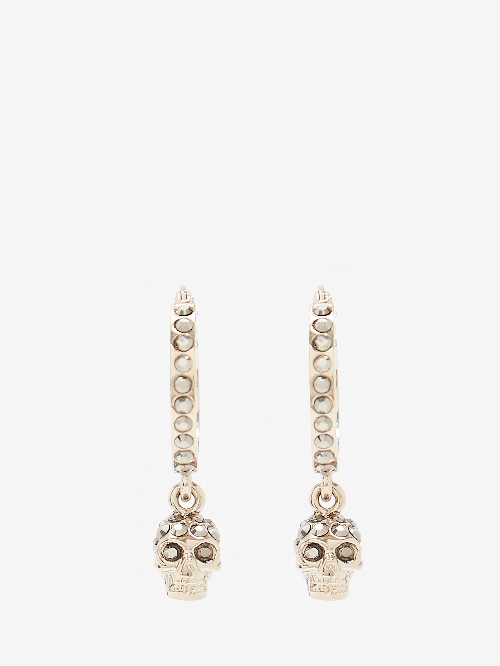 Skull Mini Creole Hoop Earrings