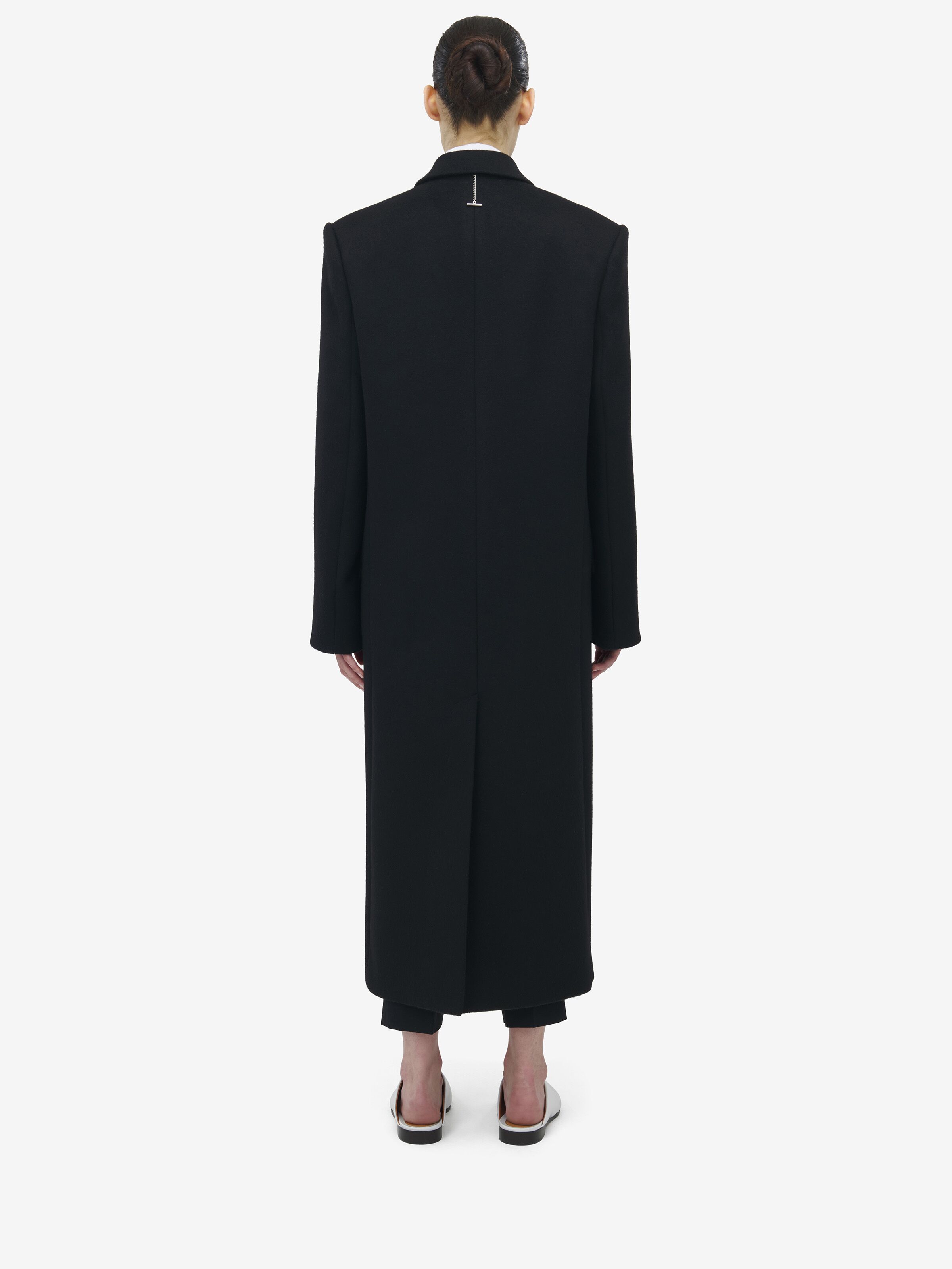 Double-breasted Wool Felt Coat