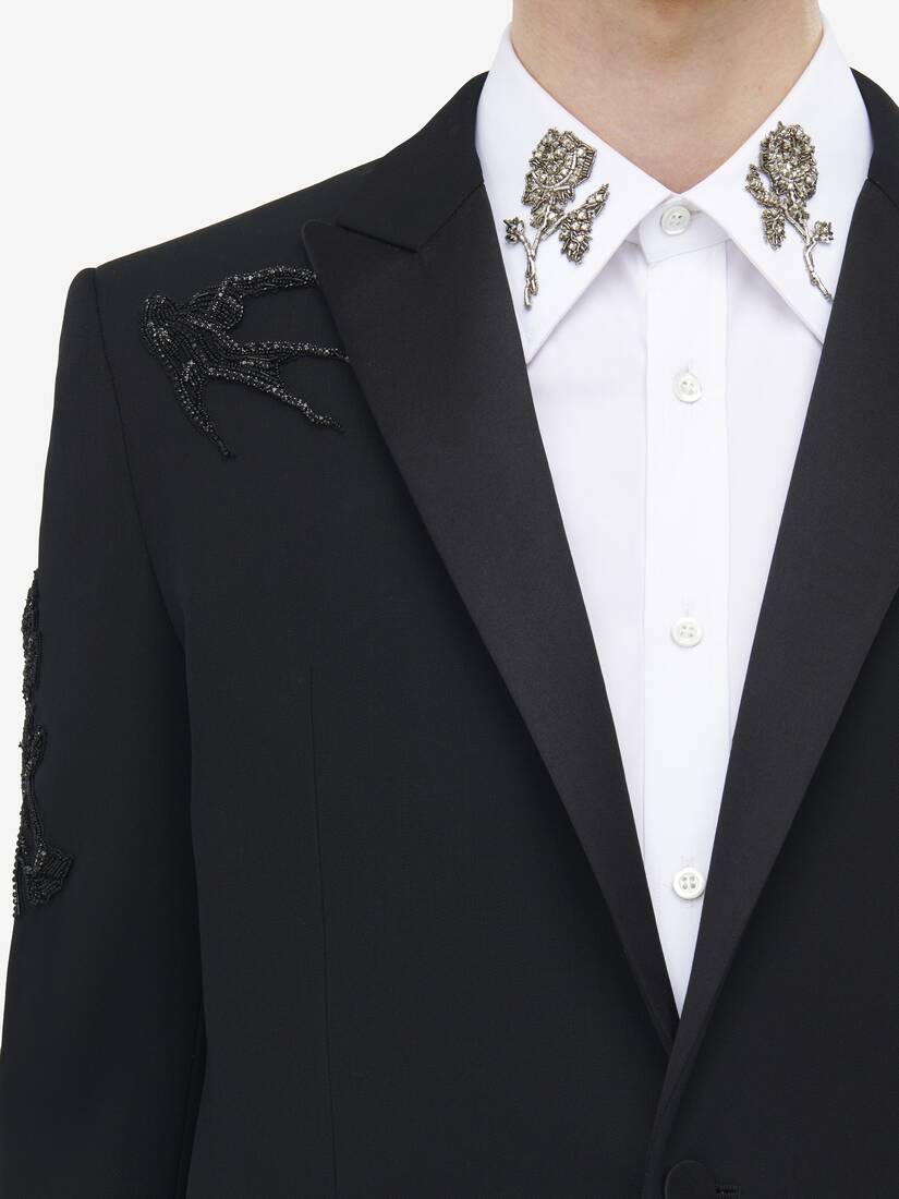 Sailor Tattoo Embroidery Tuxedo Jacket
