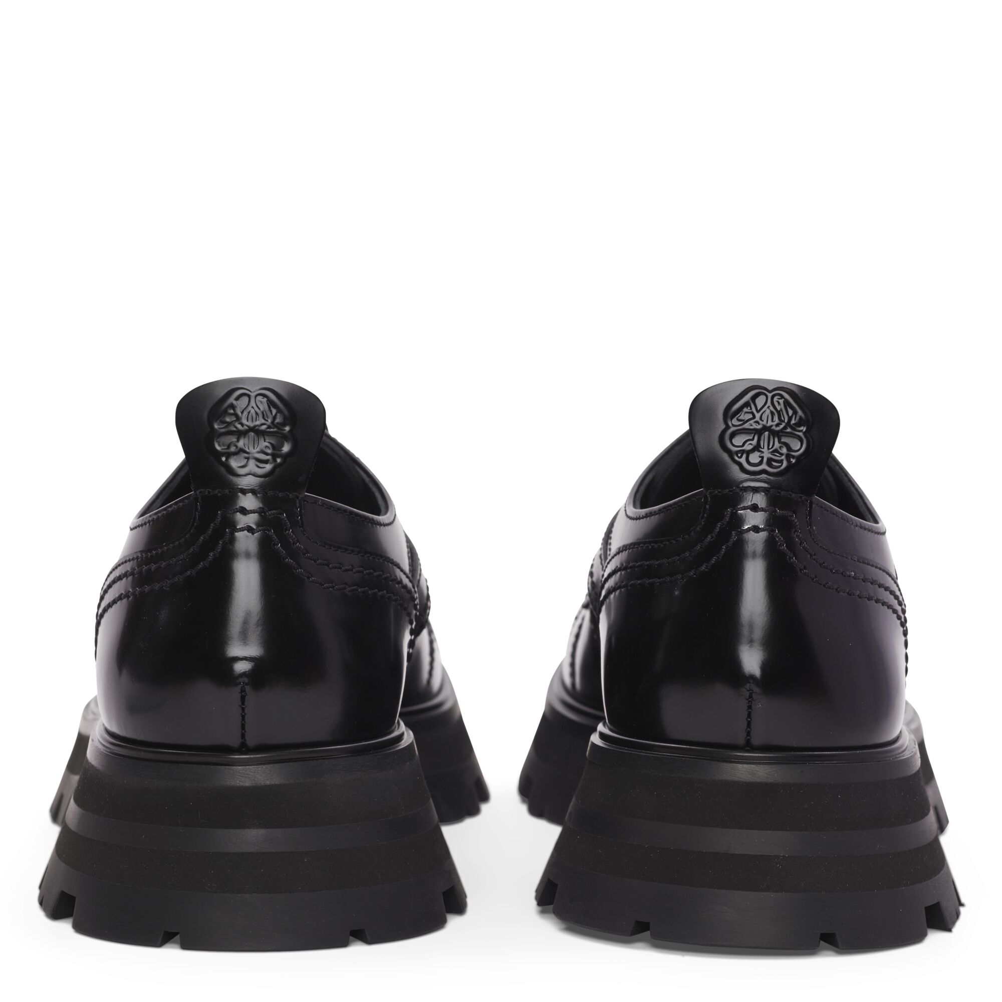 Cut Out Derby Shoe für Damen in Black in 100% Calf Leather | Alexander McQueen - image 3