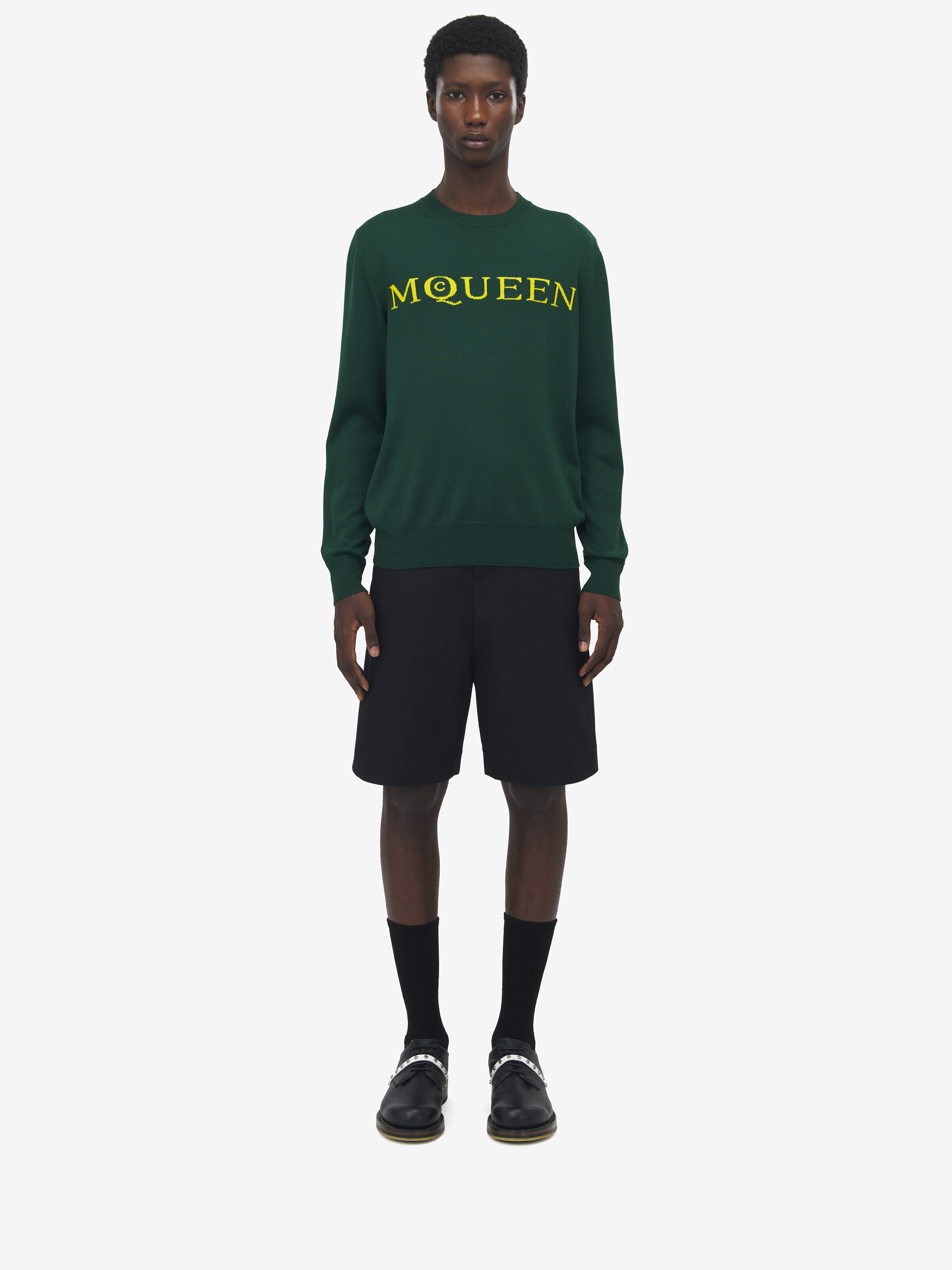 Merino Wool McQueen Logo Jumper