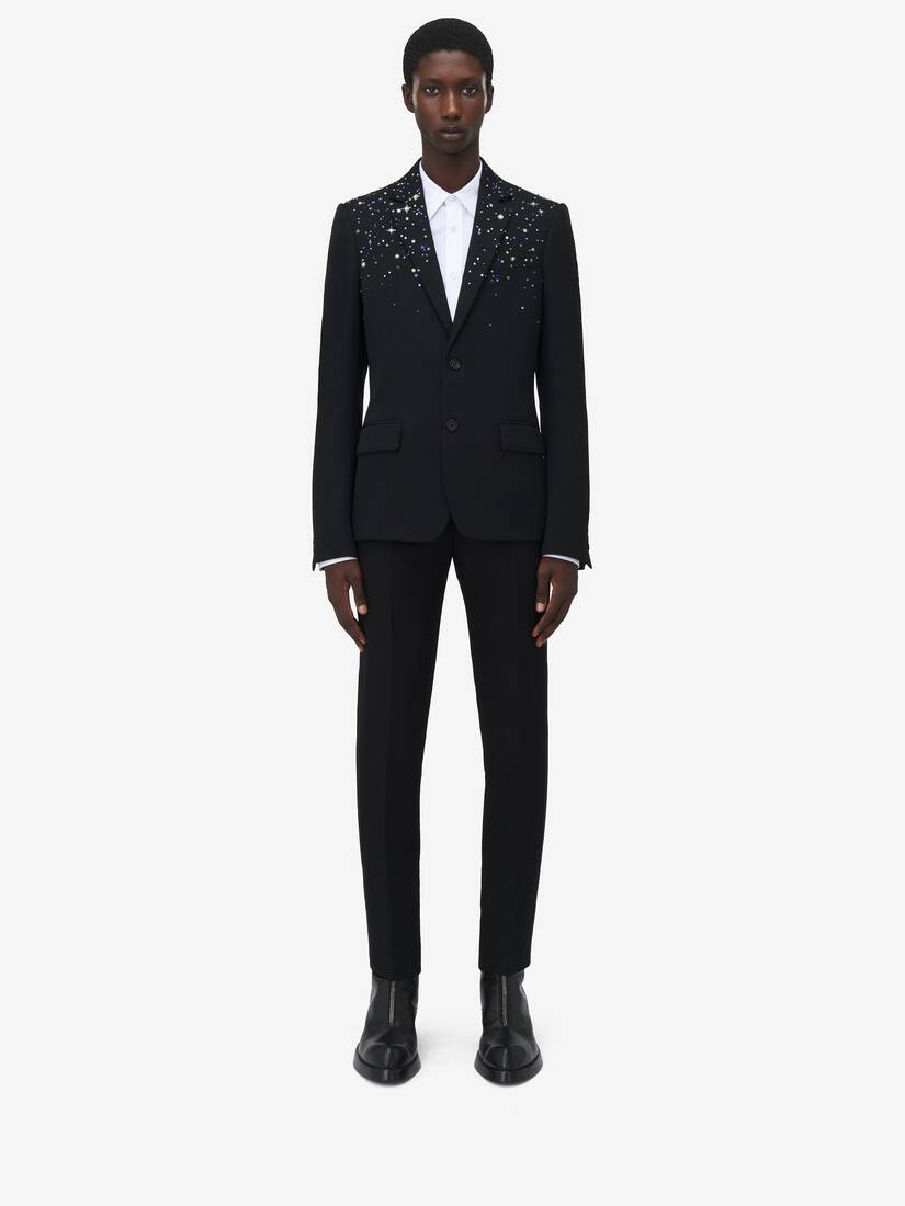 Constellation Embroidered Single-breasted Jacket | Alexander McQueen - image 2