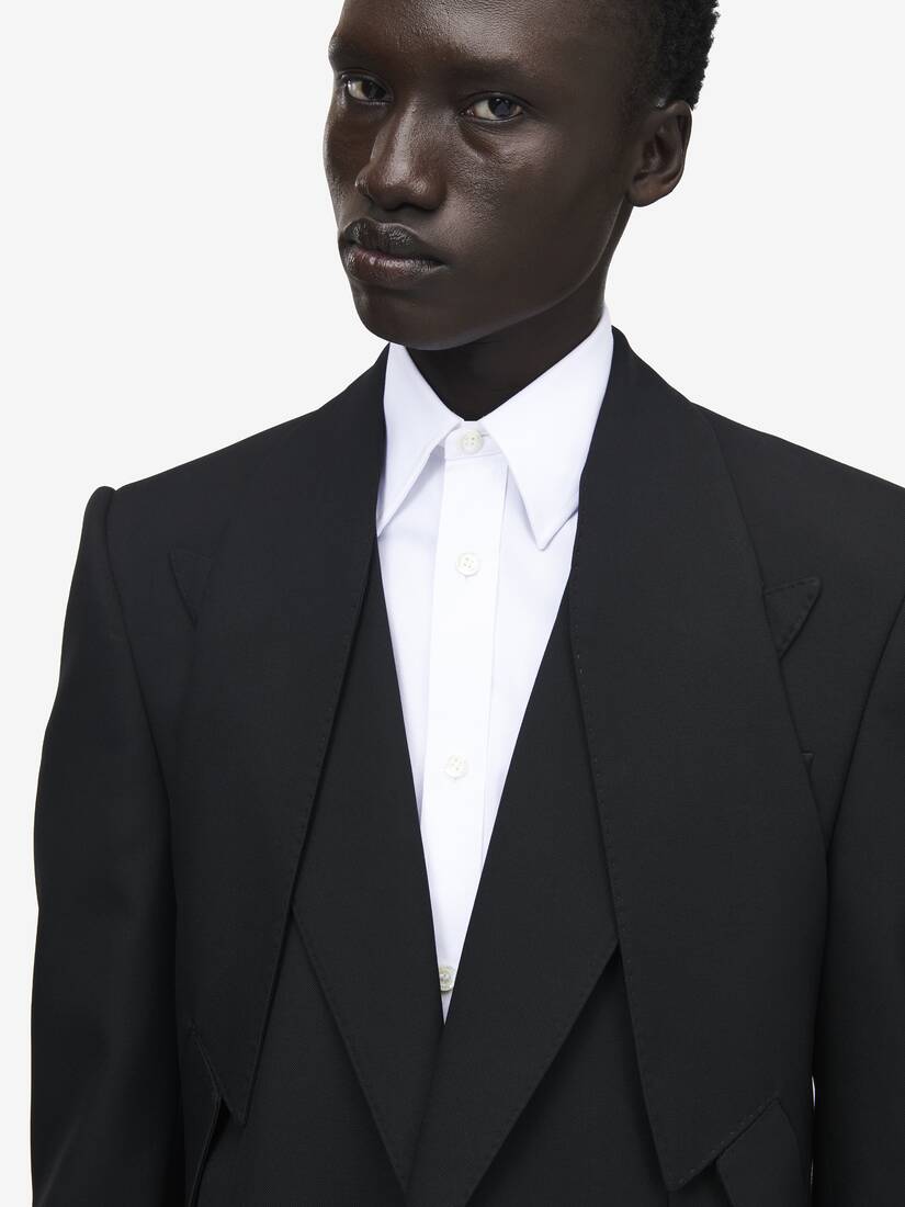 Reverse Lapel Single-breasted Jacket | Alexander McQueen - image 5