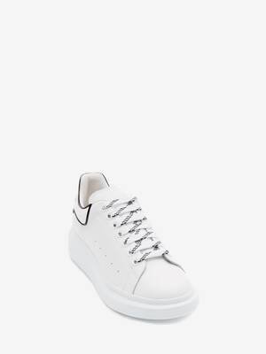 Oversized Sneaker in White/Black | Alexander McQueen US