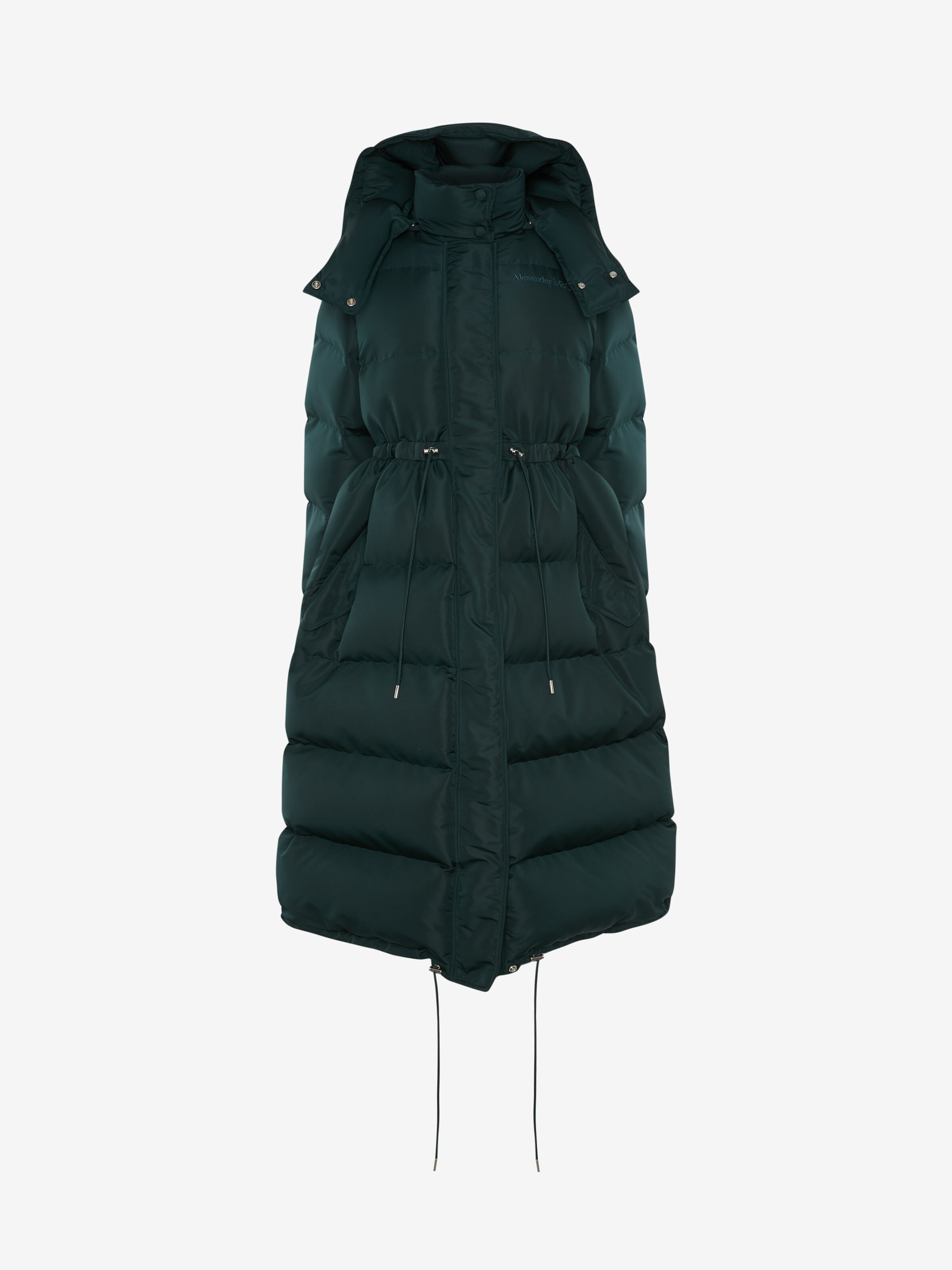 forest green padded coat