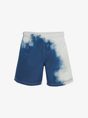 Engineered Sky Print Swim Shorts