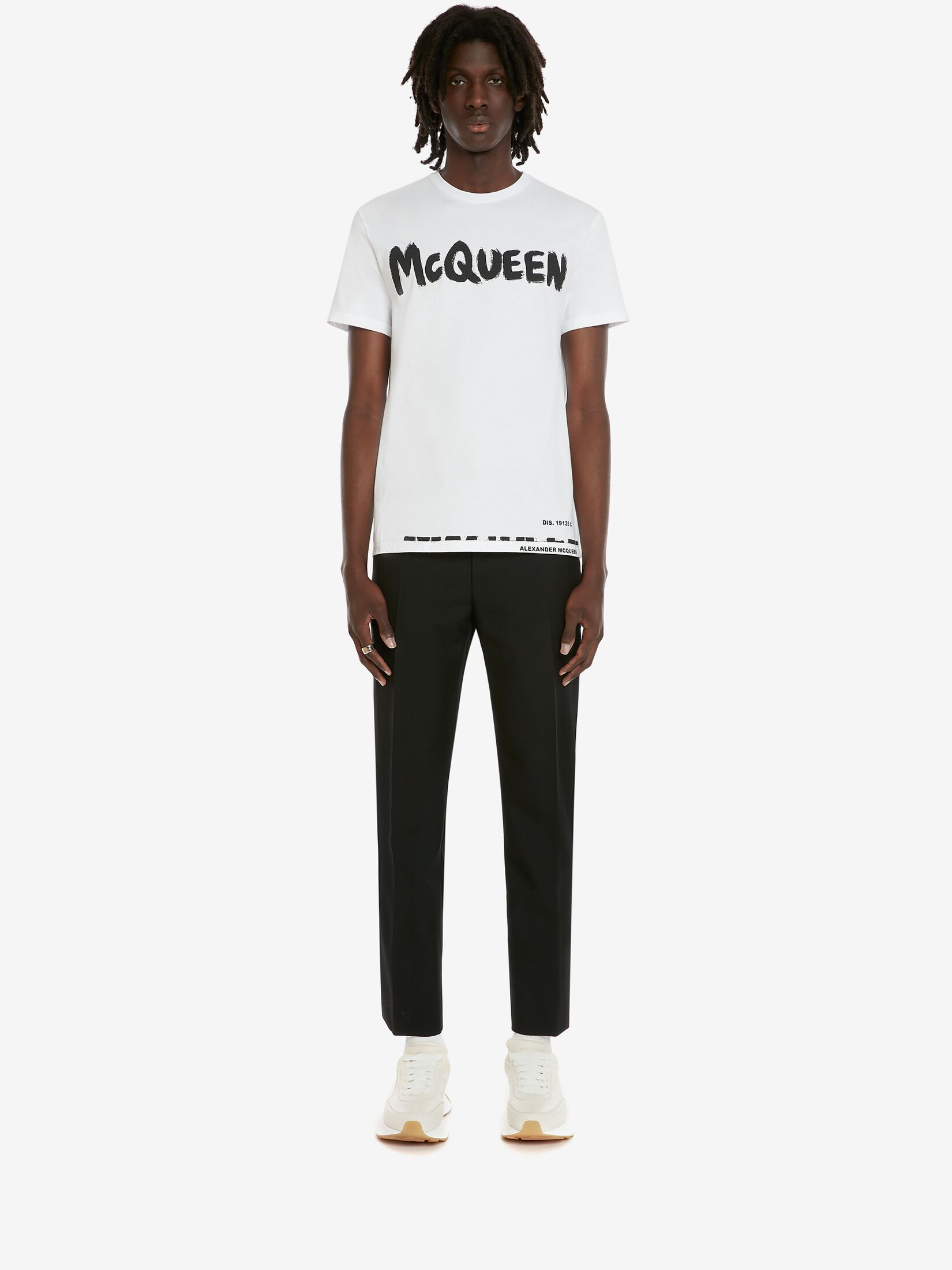 Corset T-Shirt in Black | Alexander McQueen US