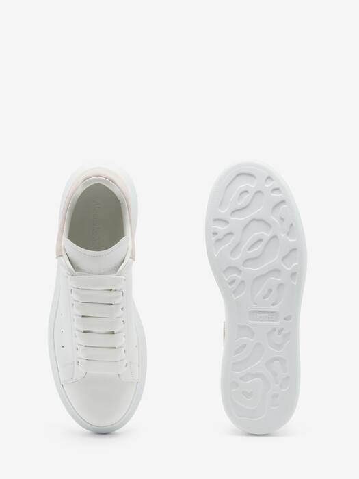 Oversized Sneaker in White/Patchouli | Alexander McQueen US