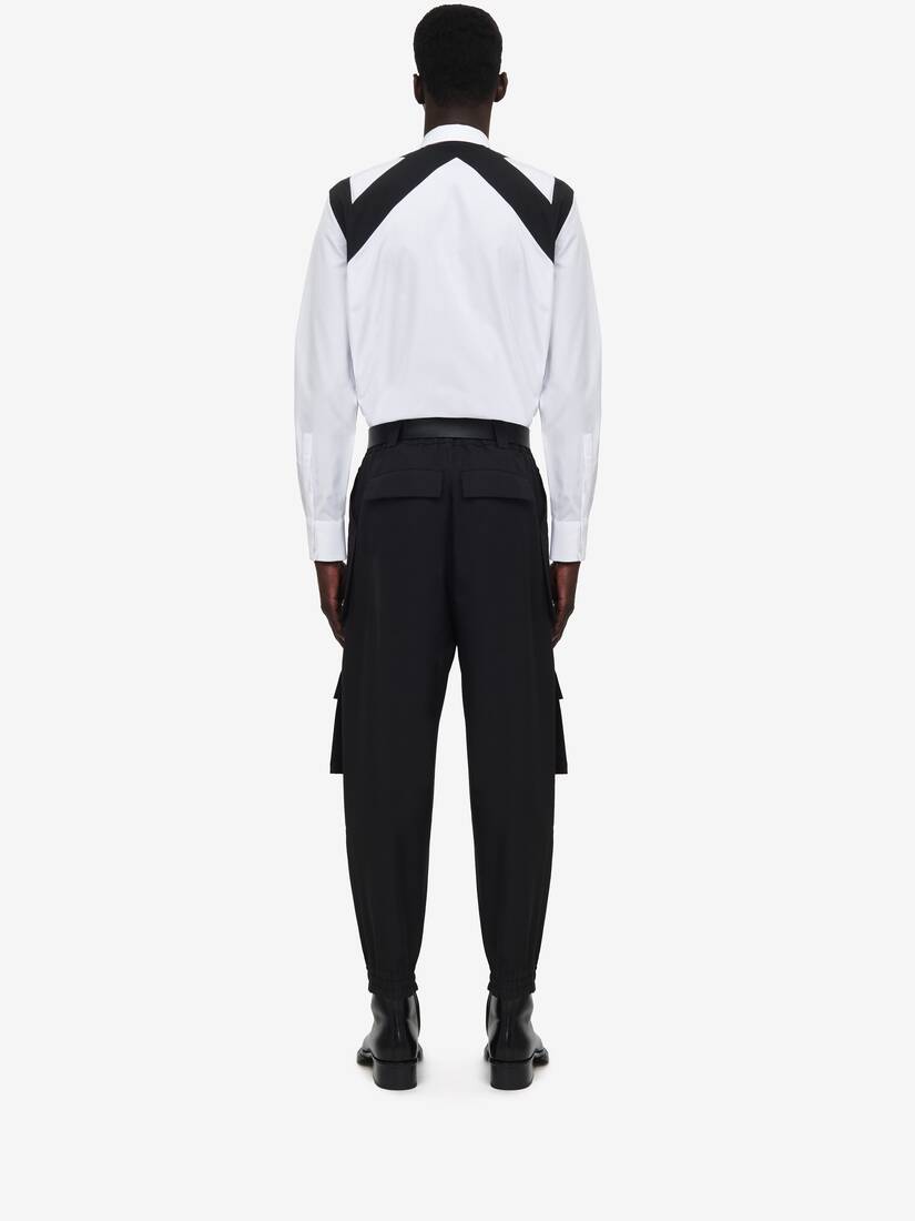 Cut-Out Harness Shirt