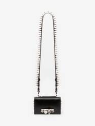 The Biker Studded Mini Jewelled Satchel