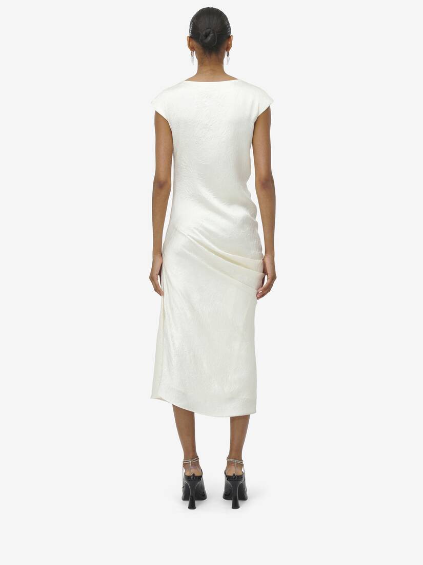 Asymmetric Draped Dress