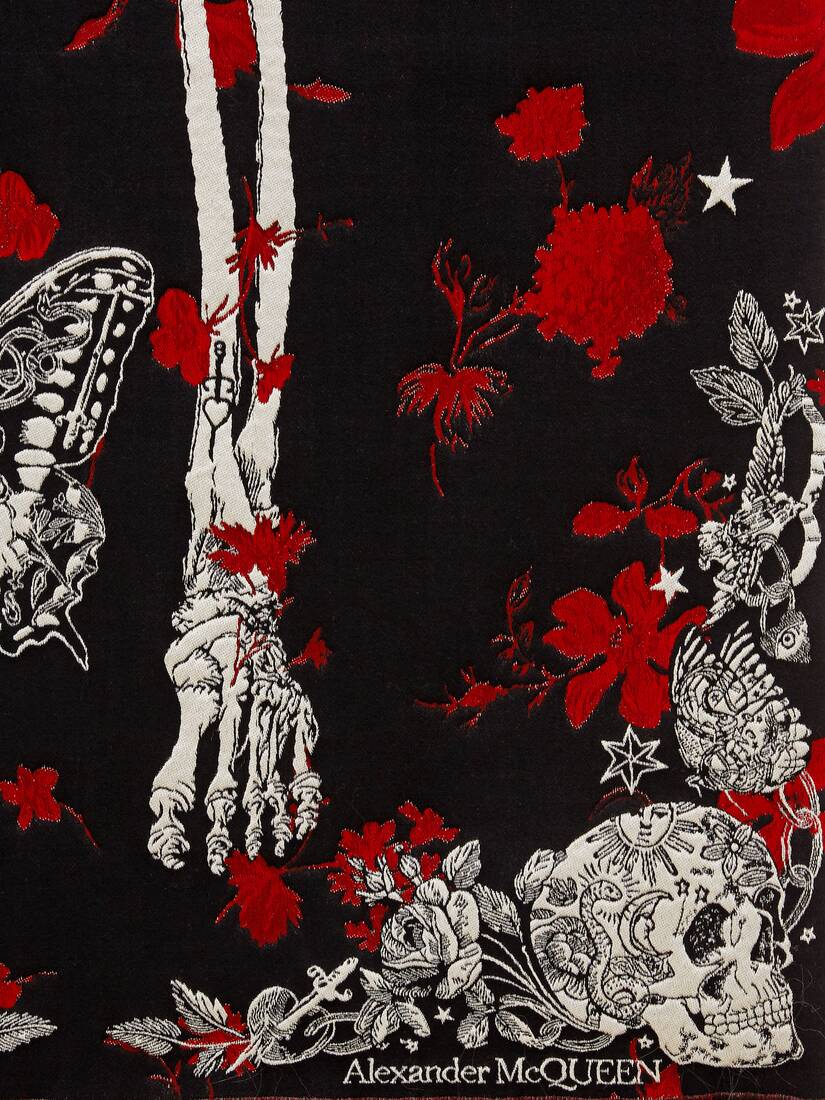 Alexander McQueen Damien Hirst Pair Up For Predictably Expensive Scarf  Collaboration  HuffPost Life