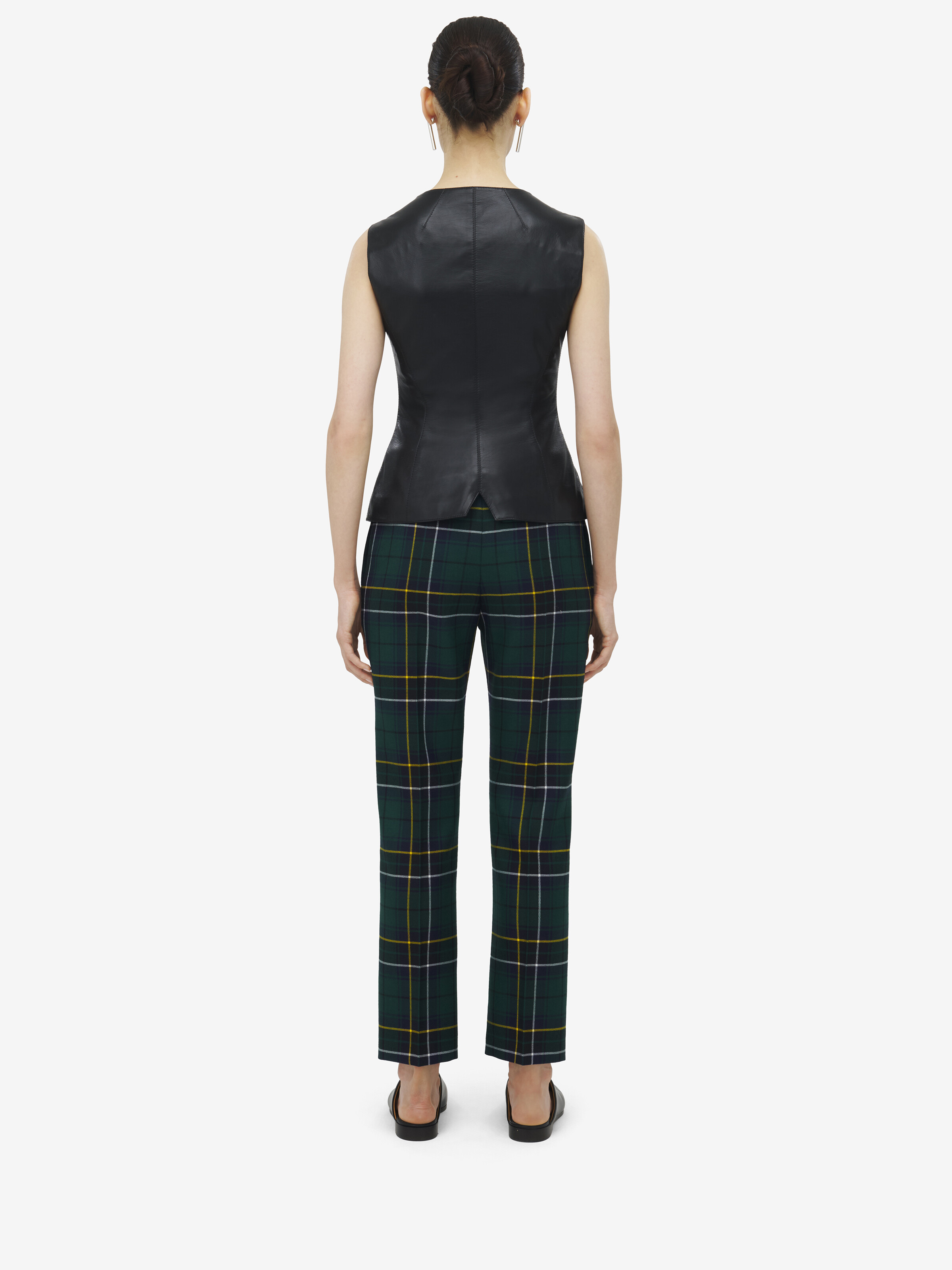 Sleeveless Leather Top