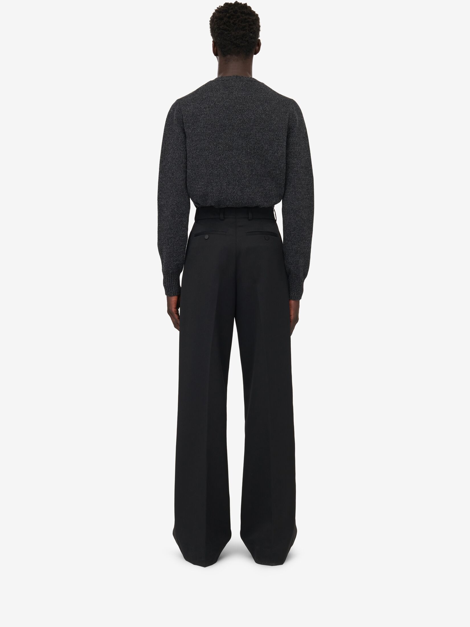 Pleated Baggy Trousers