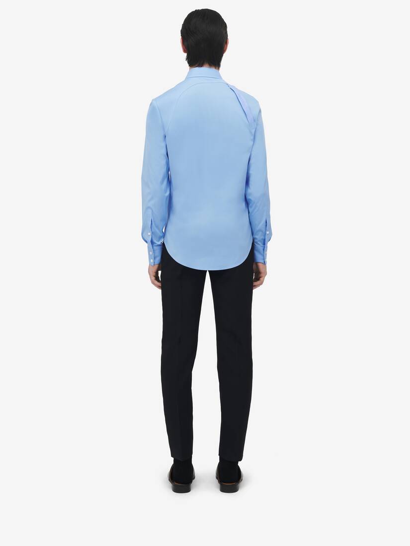 Chemise à harnais, avec bande à logo