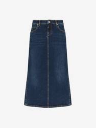 Denim Pencil Skirt