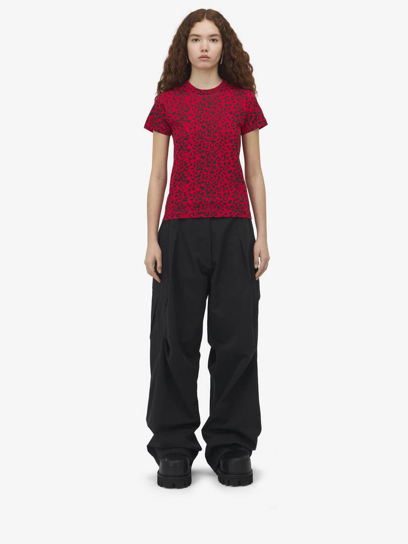 Leopard Fitted T-shirt