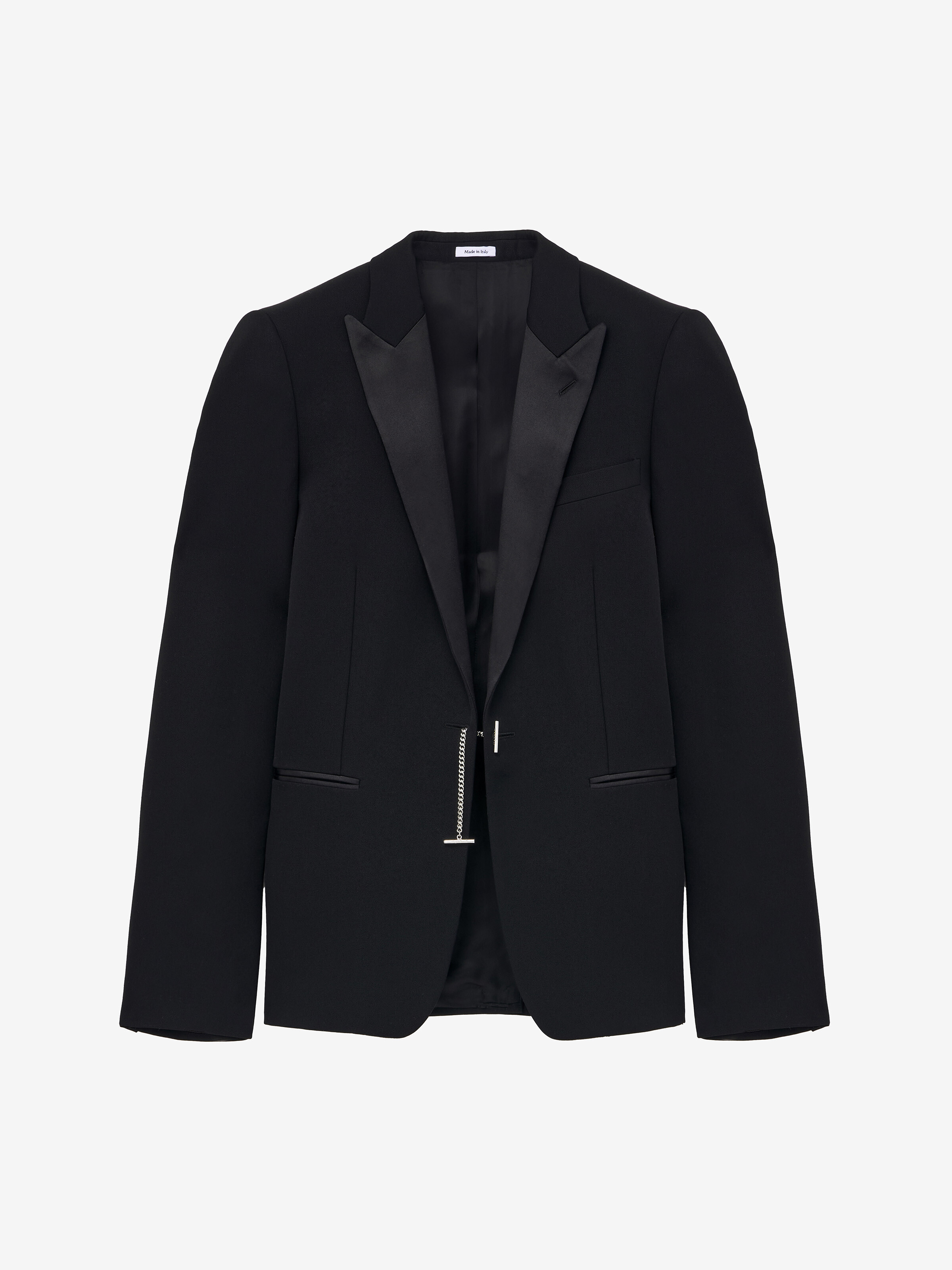 Veste À Boutonnage Simple pour Homme en Noir in Laine | Alexander McQueen - image 1