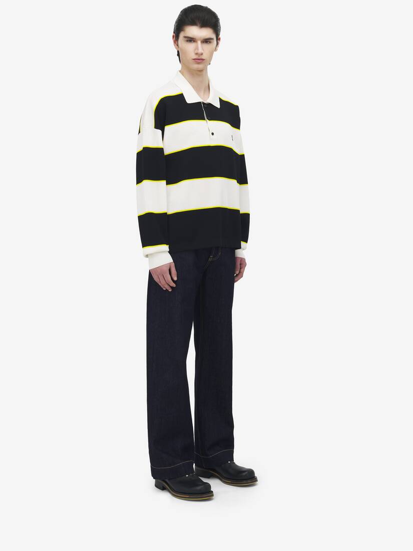 Rugby Stripe Polo Shirt