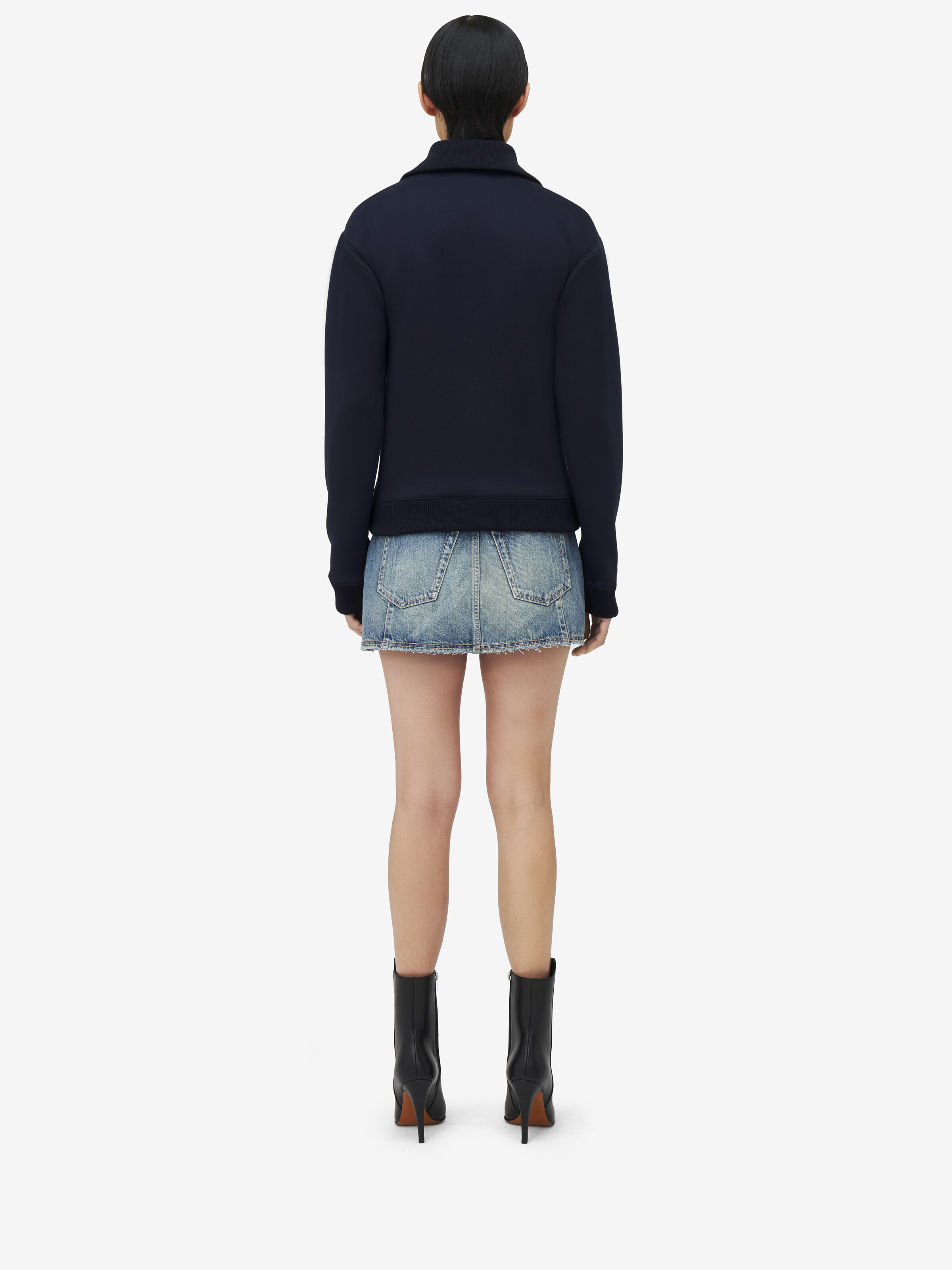 McQueen Logo Zip Sweatshirt