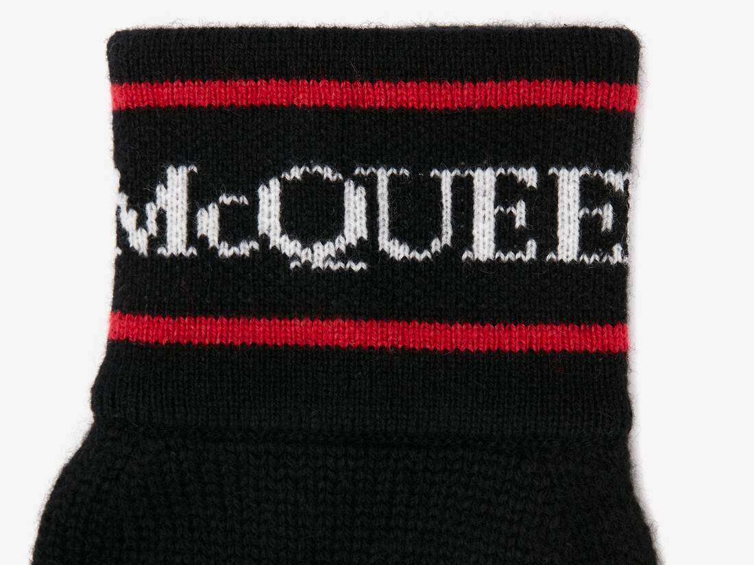 Strickhandschuhe Mit Webkante