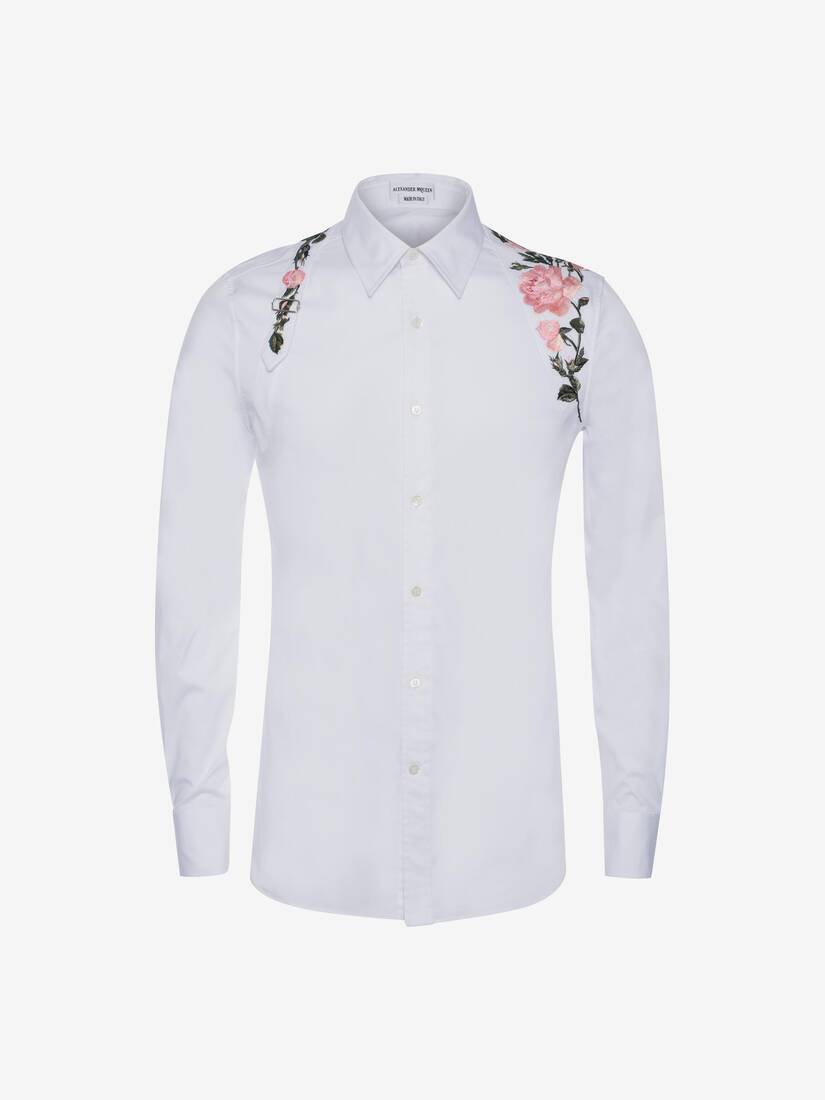 alexander mcqueen harness shirt