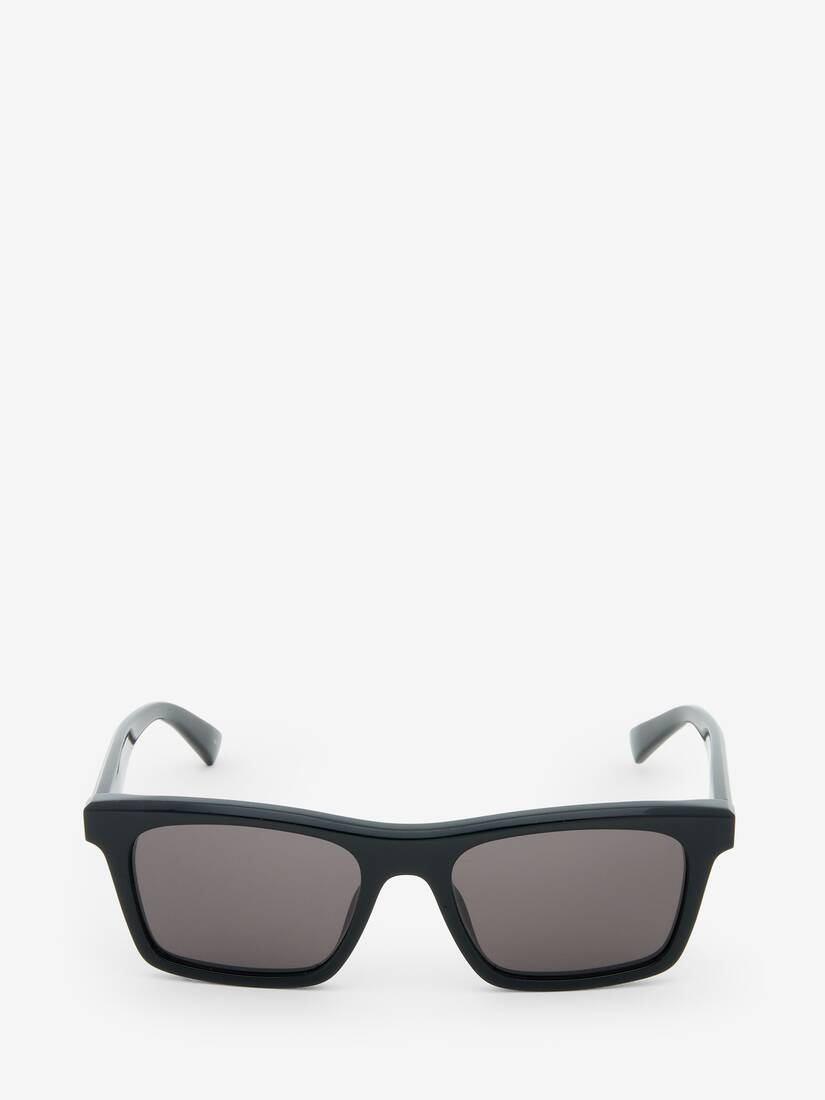 Lunettes de soleil rectangulaires, avec logo McQueen