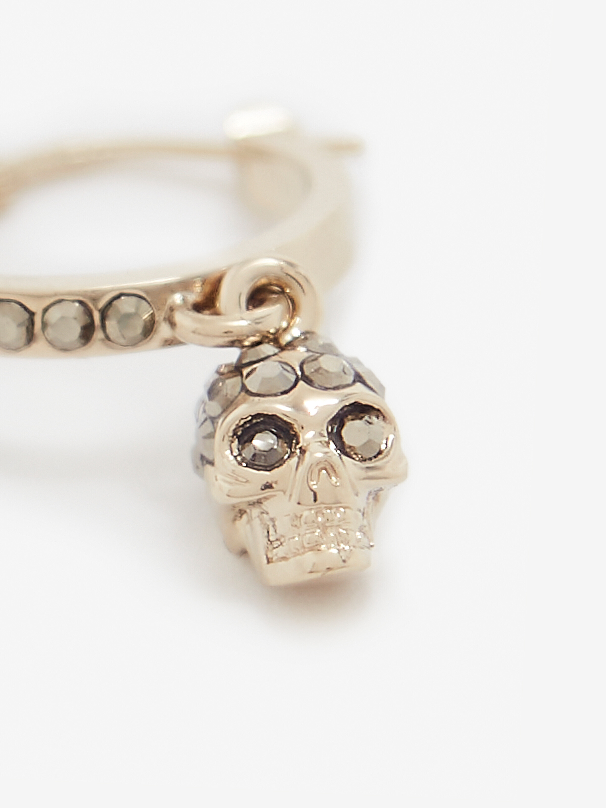 Skull Mini Creole Hoop Earrings