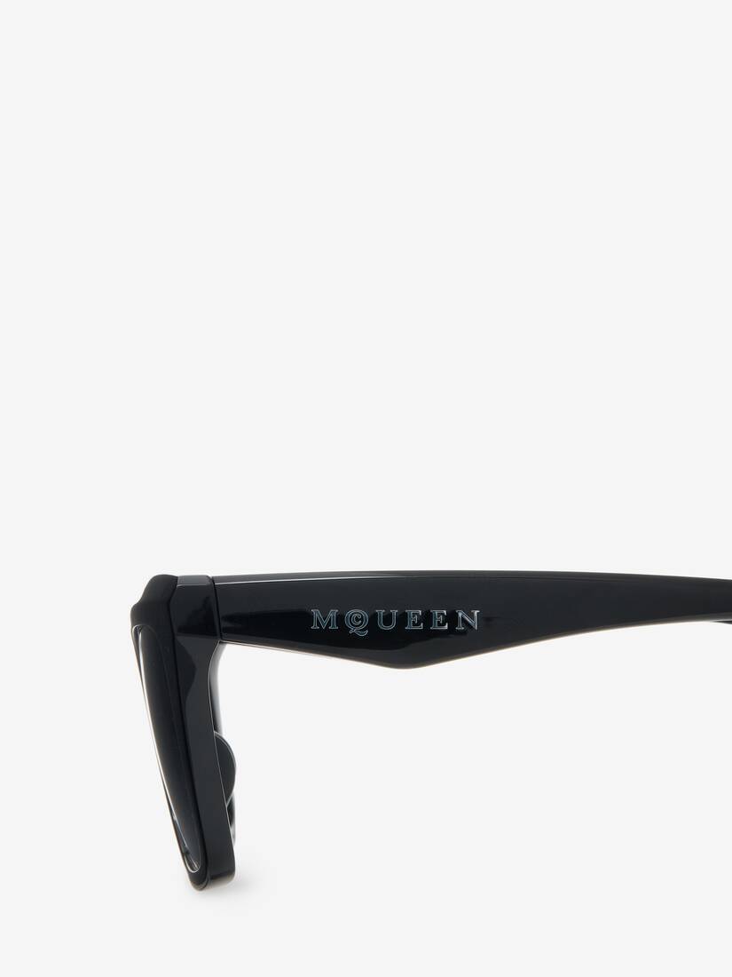 McQueen Logo Geometric Sunglasses