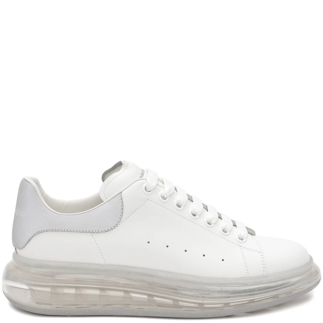 alexander mcqueen white and silver