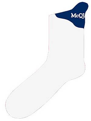 Alexander McQueen logo socks
