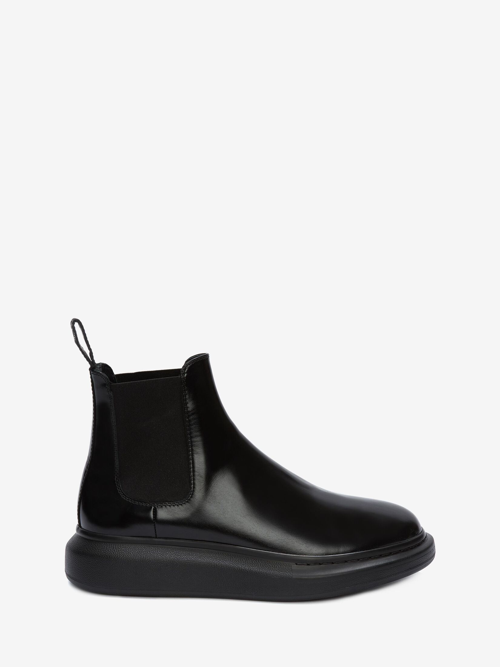 Tread Slick Boot in Black/White | Alexander McQueen US