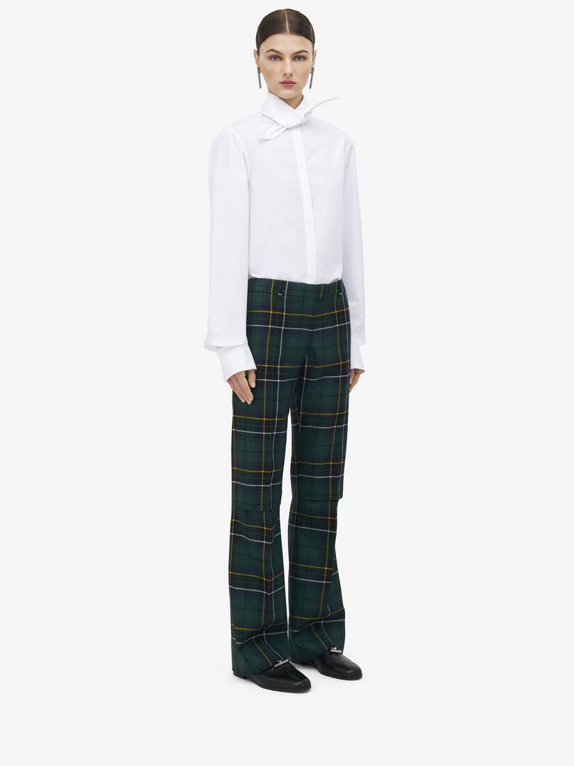Wool Tartan Trousers