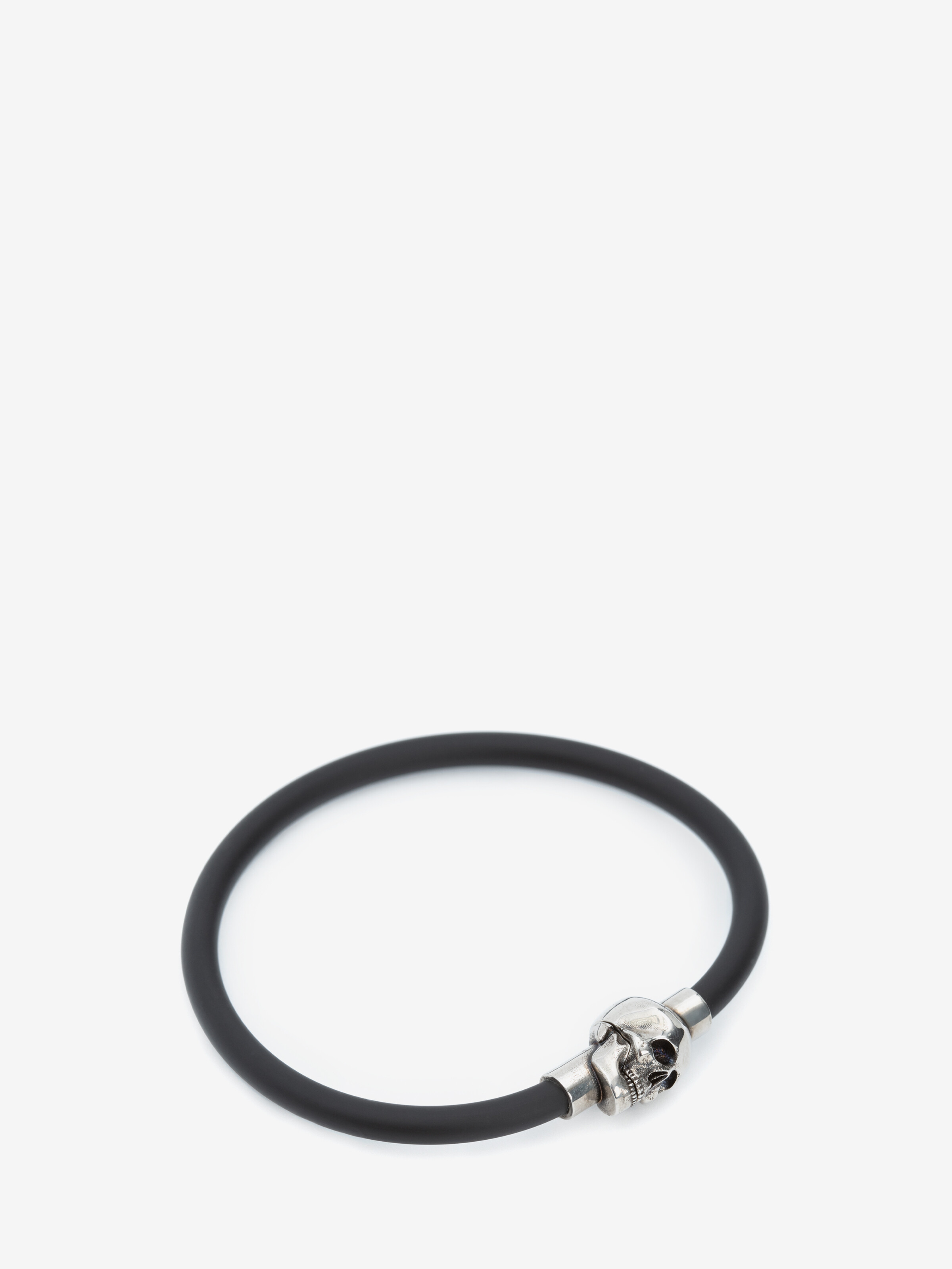 Bracelet en corde caoutchouc Skull