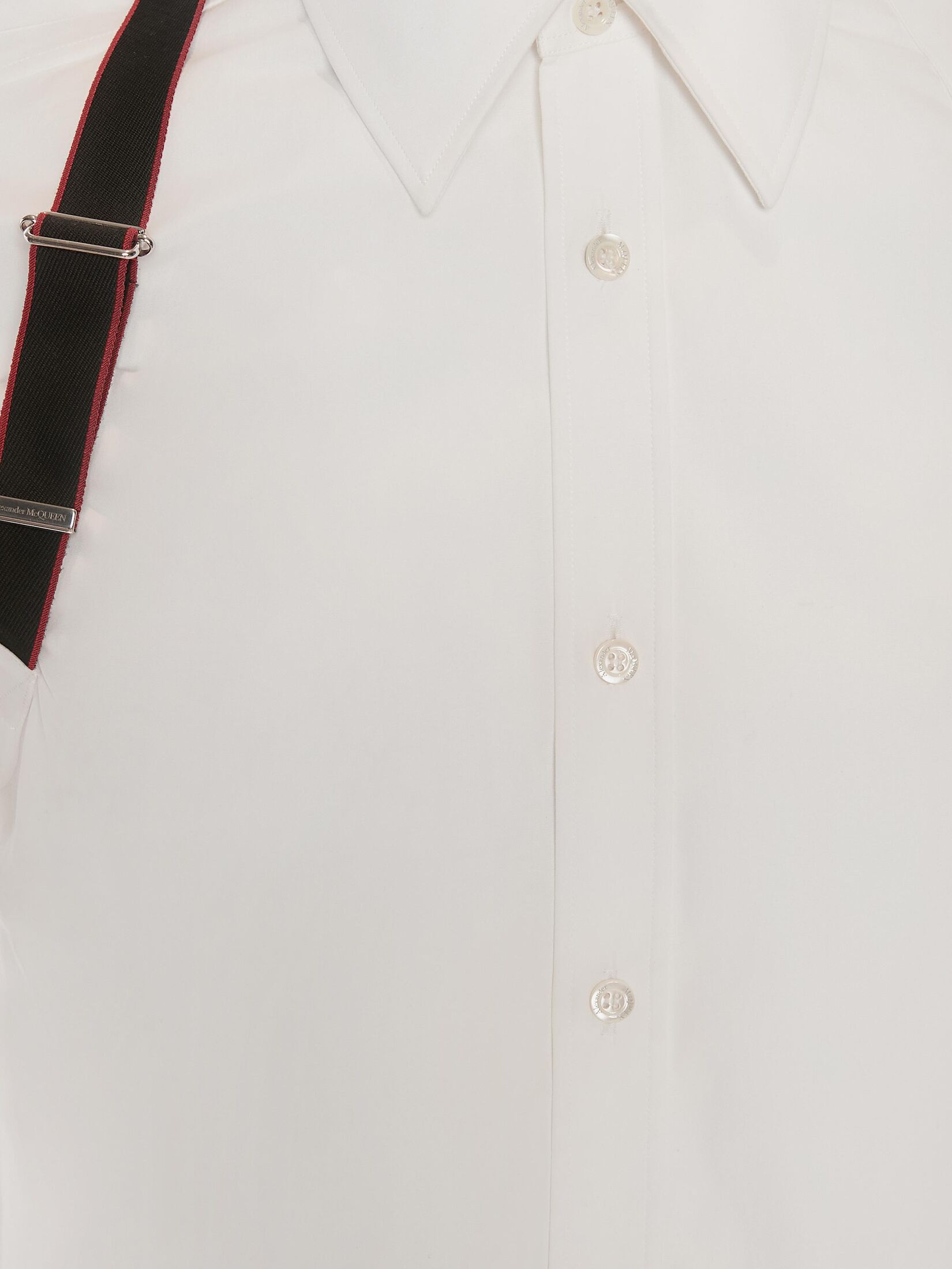 Camicia Harness con Firma Alexander McQueen