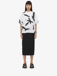 Feather Oversized T-shirt