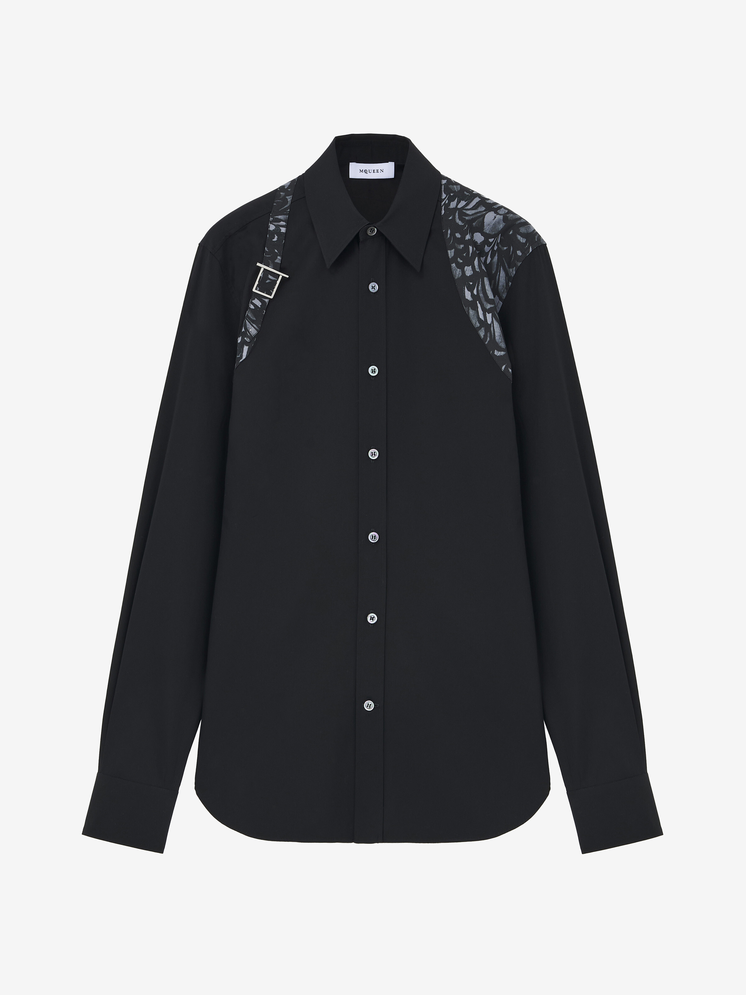 Feather Print Harness Shirt