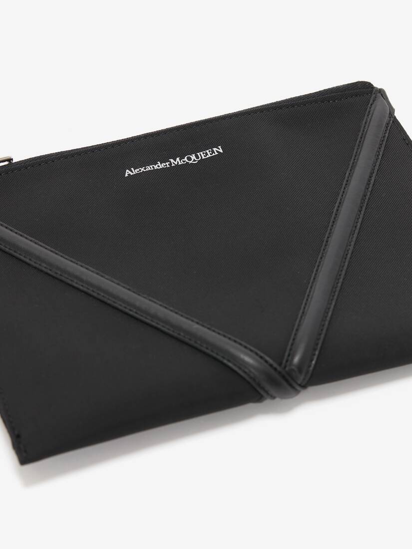 The Harness Small Zip Pouch in Black