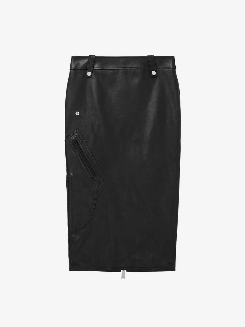 Leather Pencil Skirt