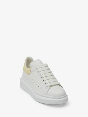 Oversized Sneaker in White/Anise | Alexander McQueen US