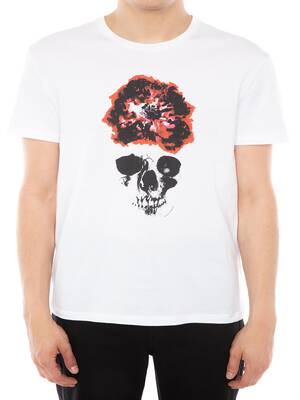 Ink Flower Skull T-Shirt