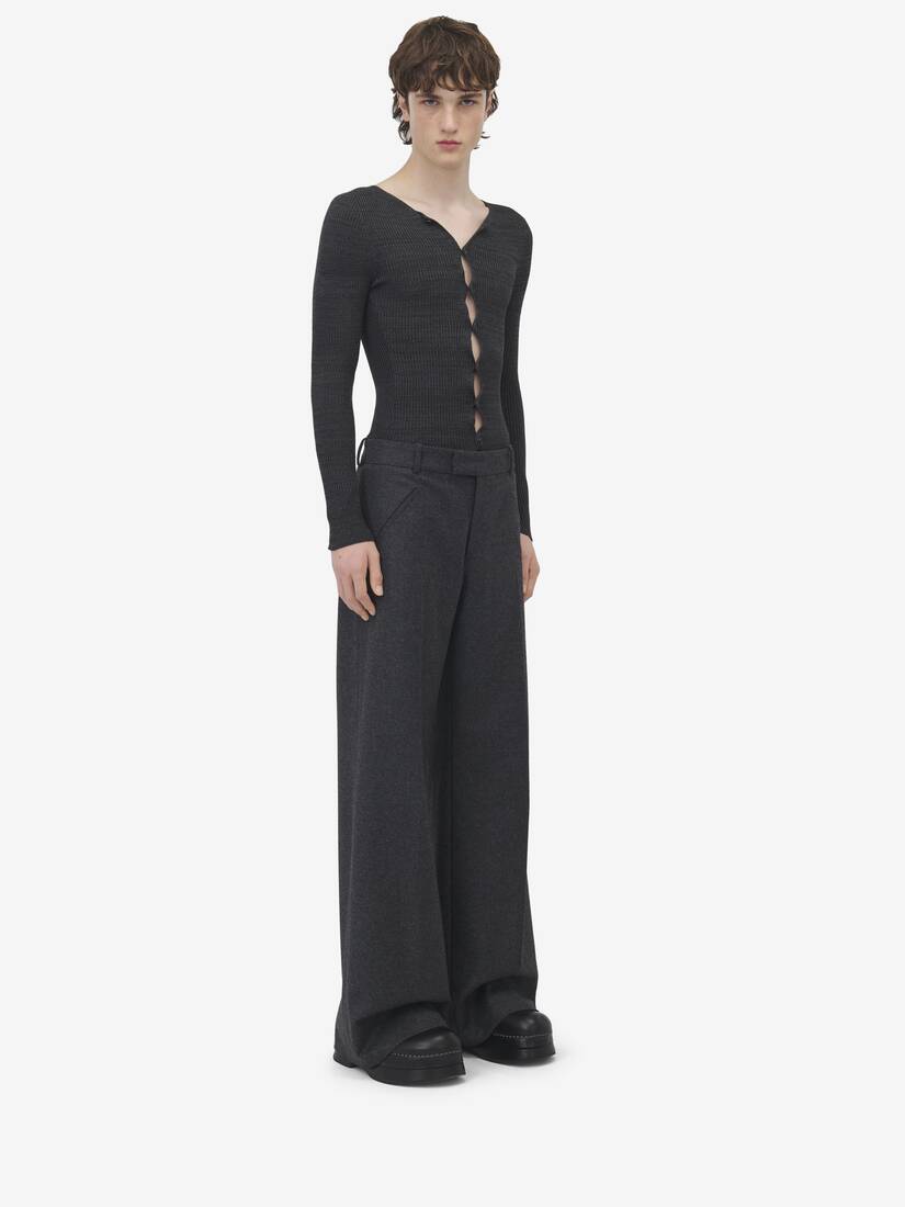 Couture-Hose mit niedrigem Bund