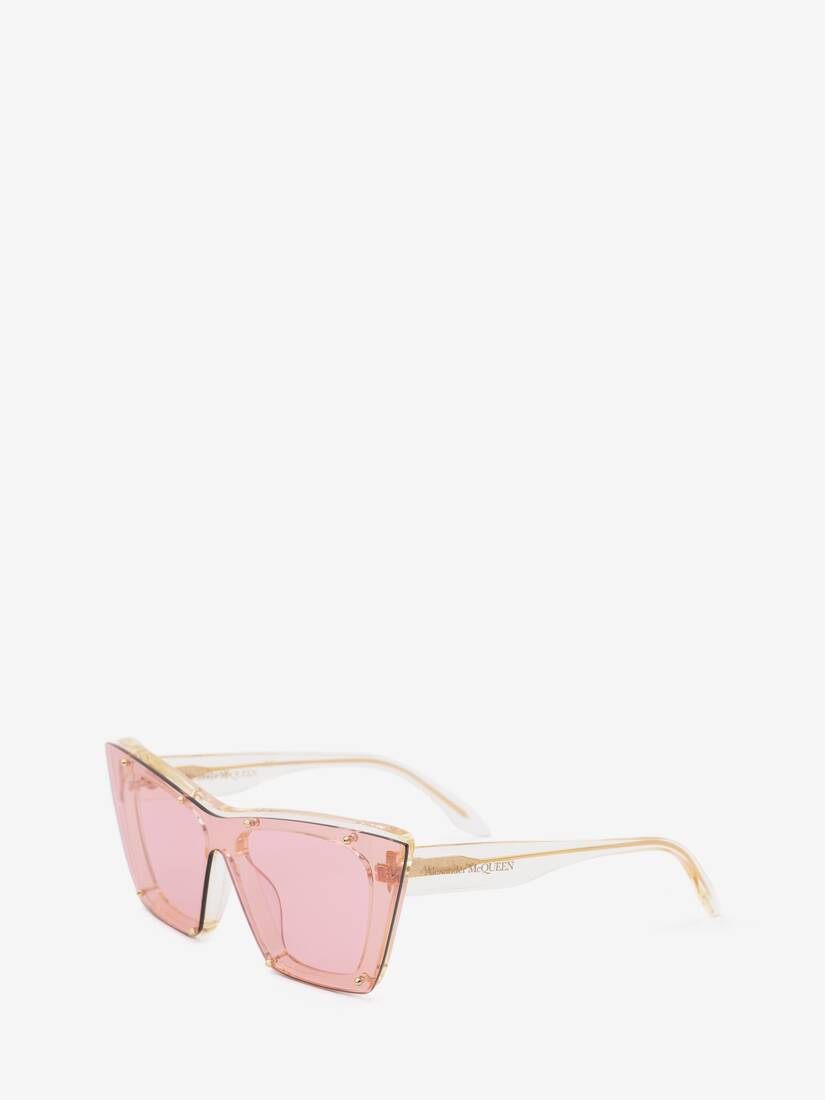 Studs Structure Cat-Eye-Sonnenbrille