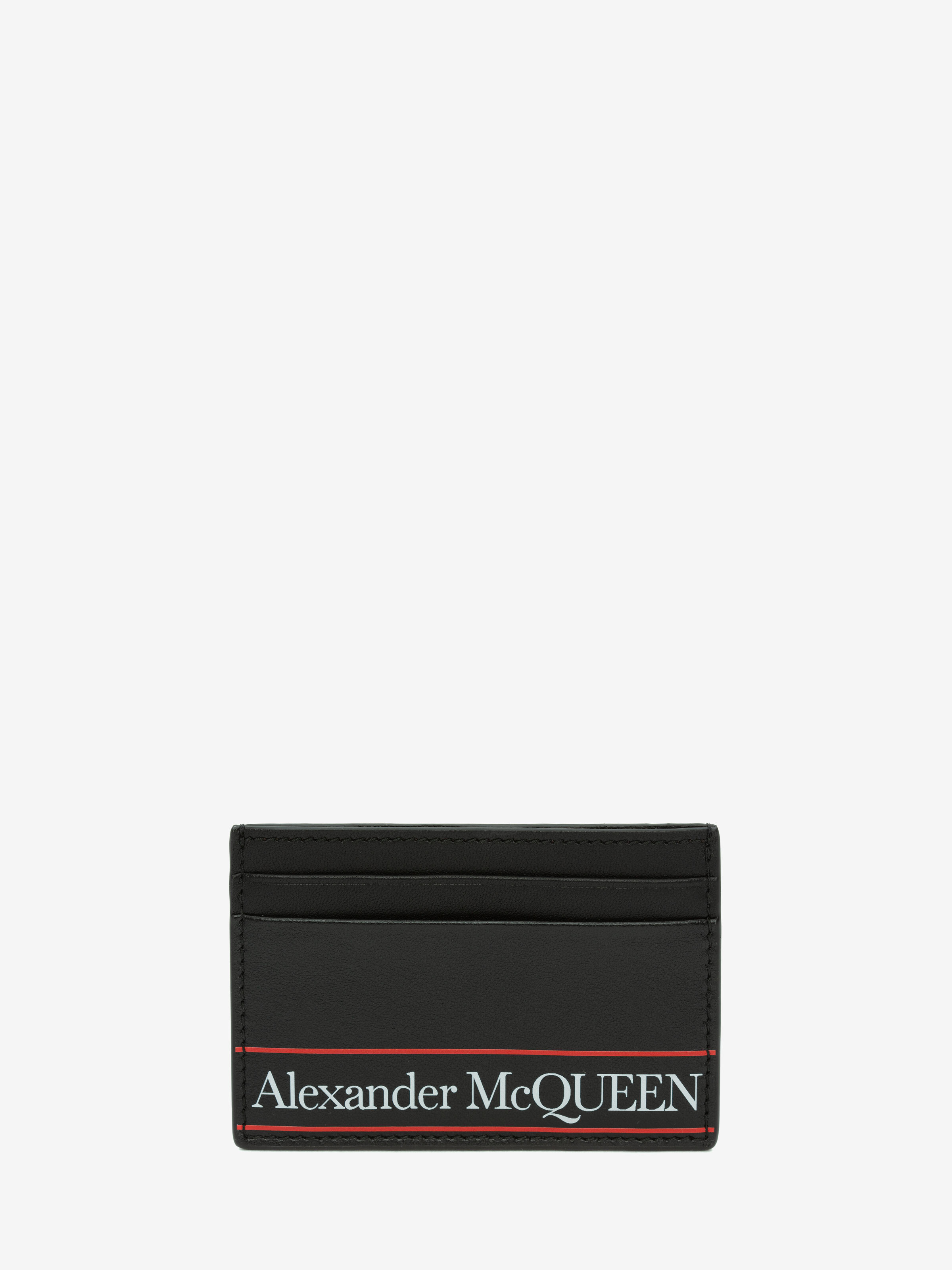 Alexander McQueen Card Holder in Black/Red | Alexander McQueen PT