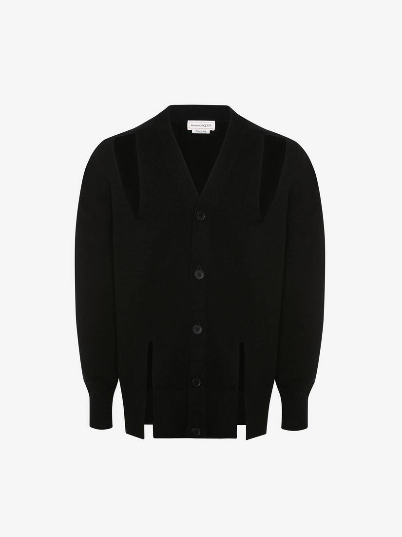 Cardigan Oversize Con Intagli