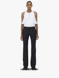 Pinstripe Bootcut Trousers