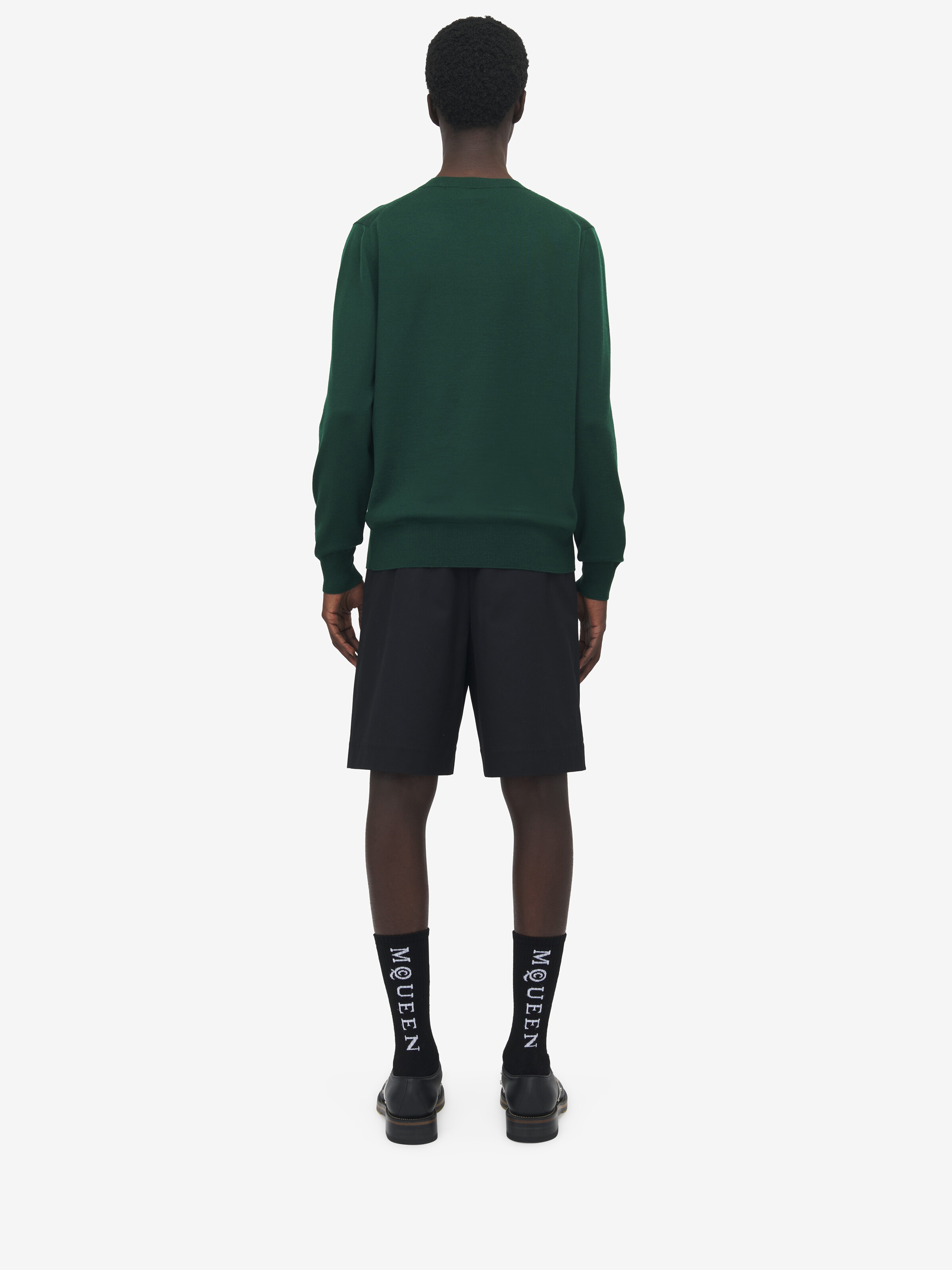 Merino Wool McQueen Logo Jumper