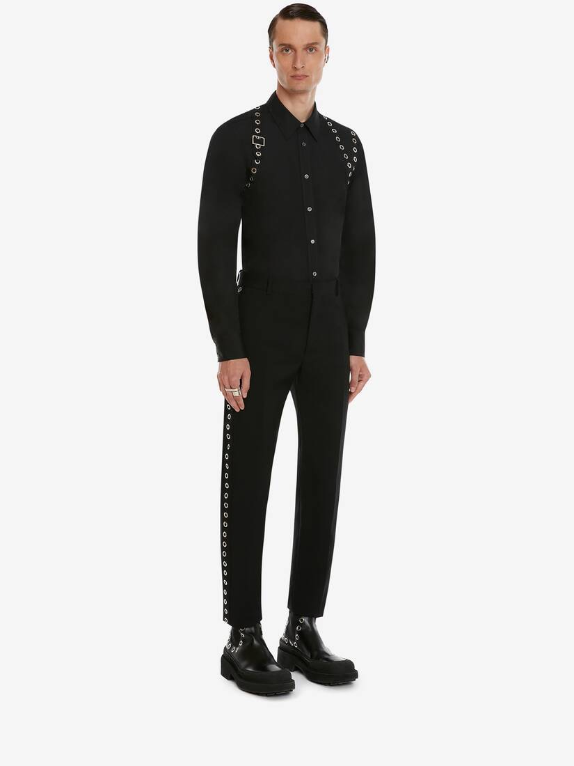 Chemise À Harnais Avec Œillets